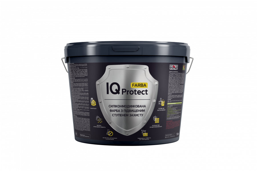 Фарба фасадна с підвійним ступенем захисту VAMIUT IQ ProtectFarba